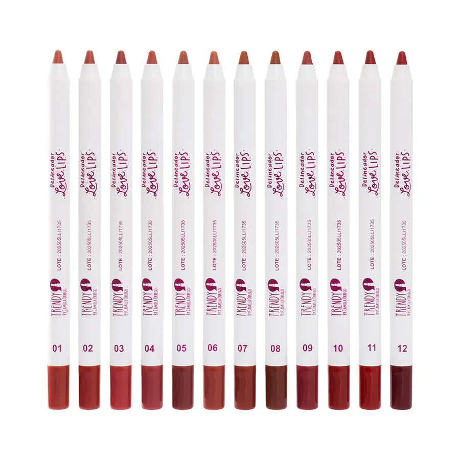 Delineadores de labios Love Lips de TRENDY