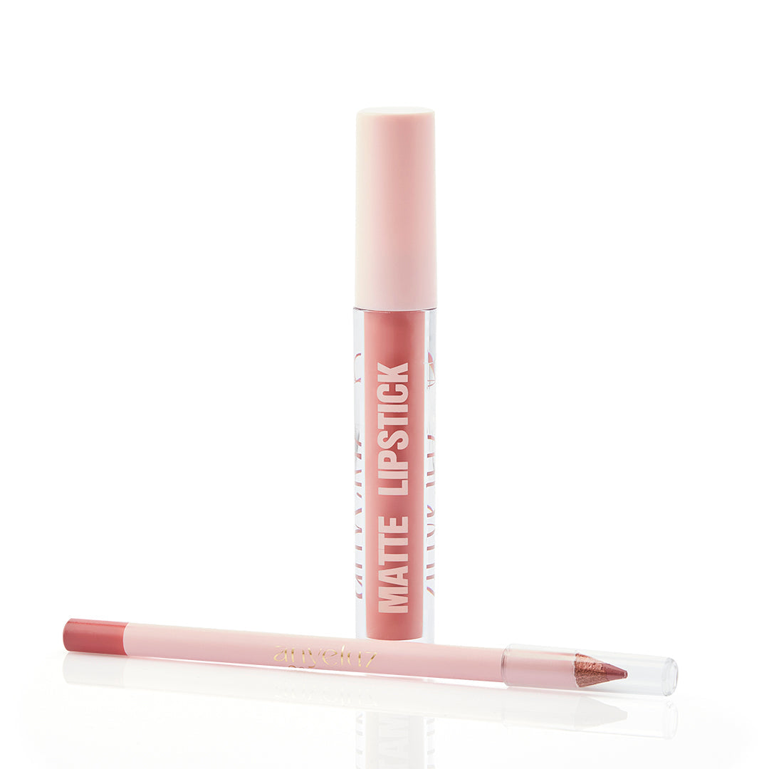 Kit dúo delineador de labios y labial Anyeluz