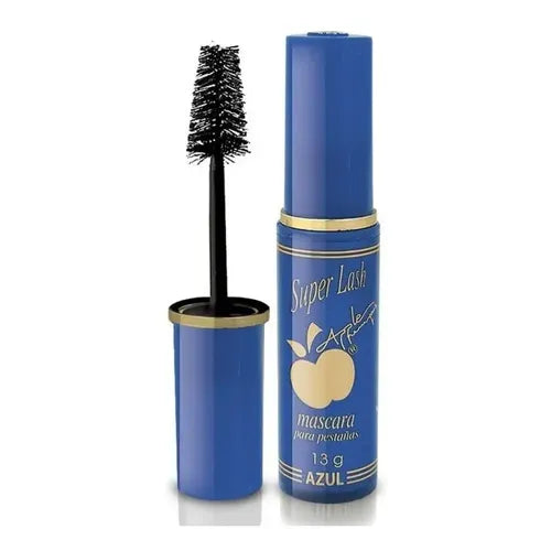 Pestañina Super Lash Color Azul Cepillo Pino - By Apple