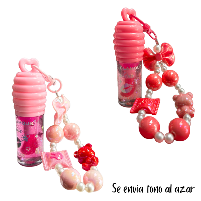 Gloss aplicador Jumbo con llavero - Meike Glamour sin blíster