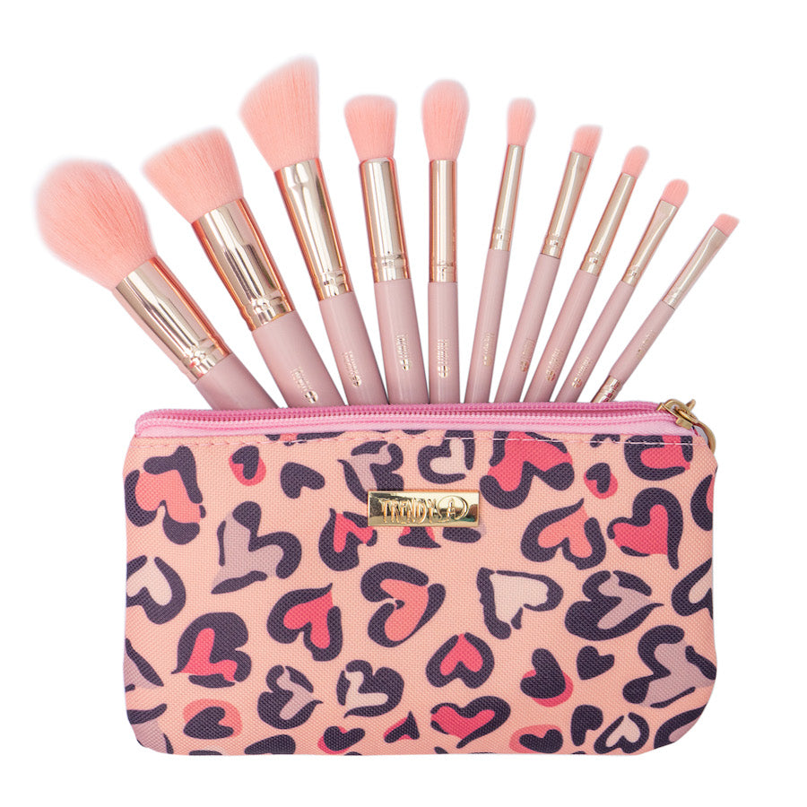 Kit de brochas mini rosado TRENDY