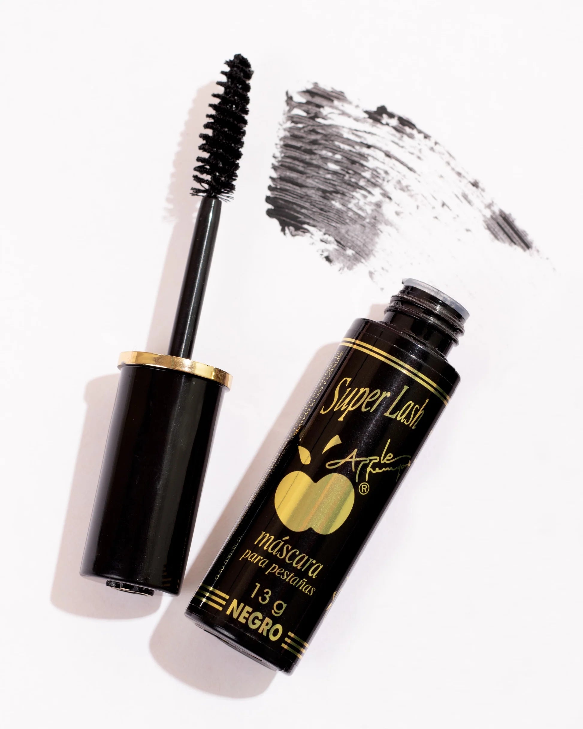 Pestañina Super Lash Negra Cepillo Profesional - By Apple