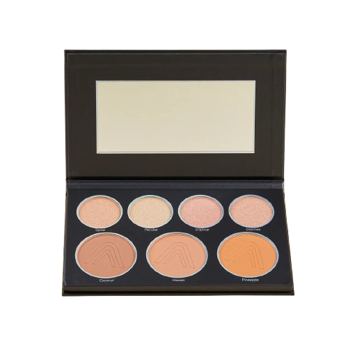 Paleta de contornos e iluminador Glam Black Atenea