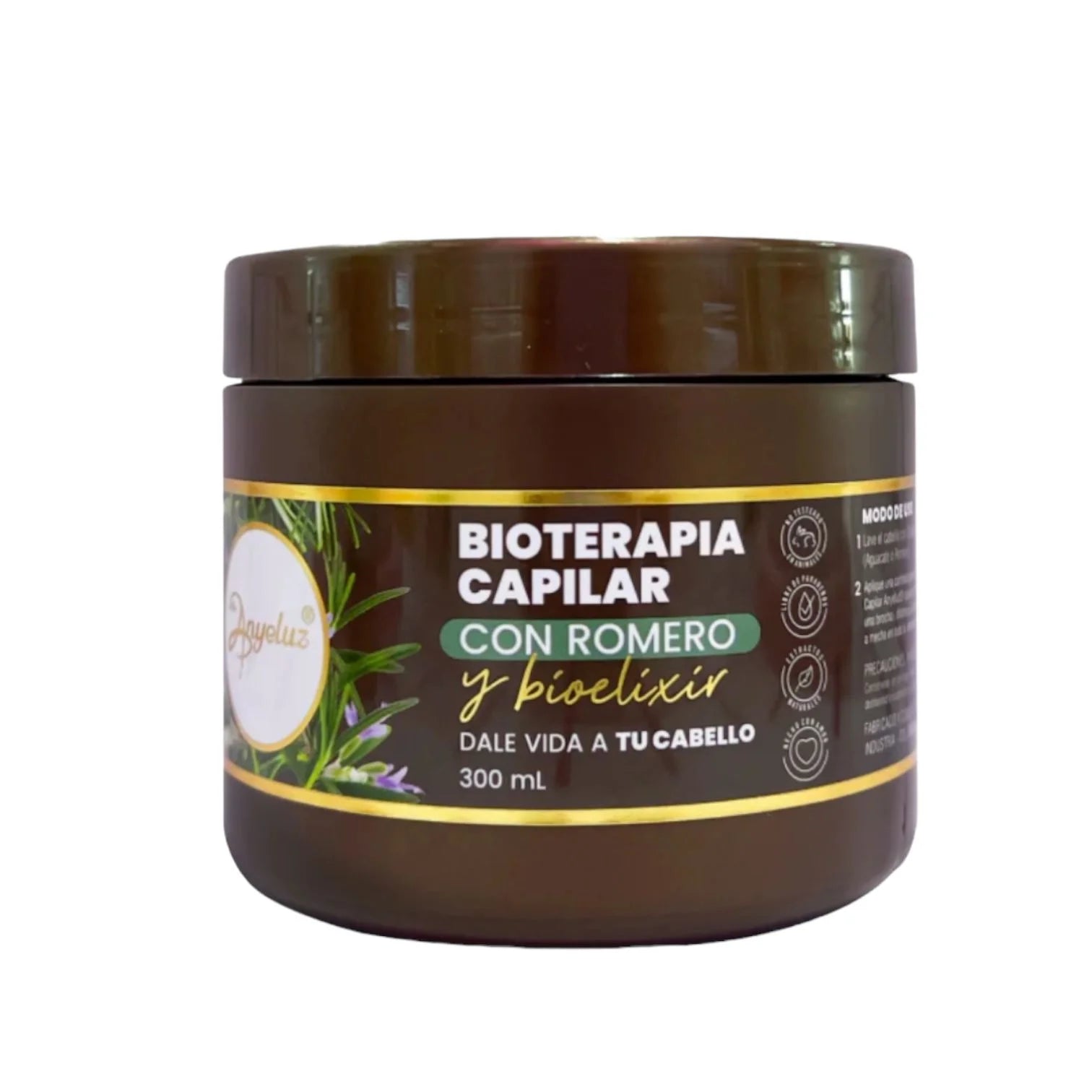 Bioterapia capilar de romero y bioelixir Anyeluz