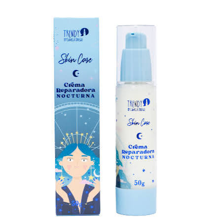 Crema Facial Reparadora Nocturna Trendy